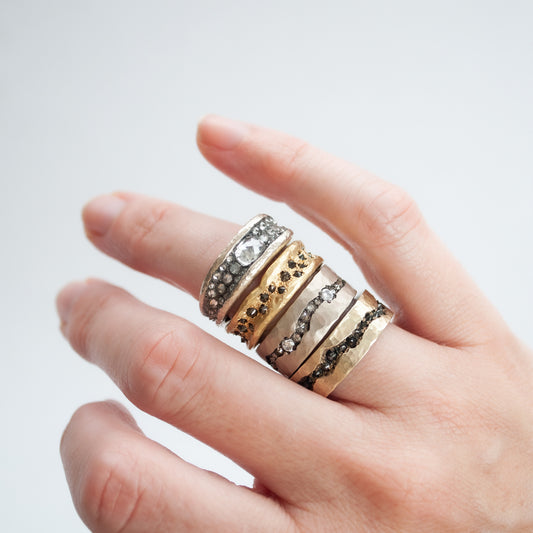 Concave Diamond Band