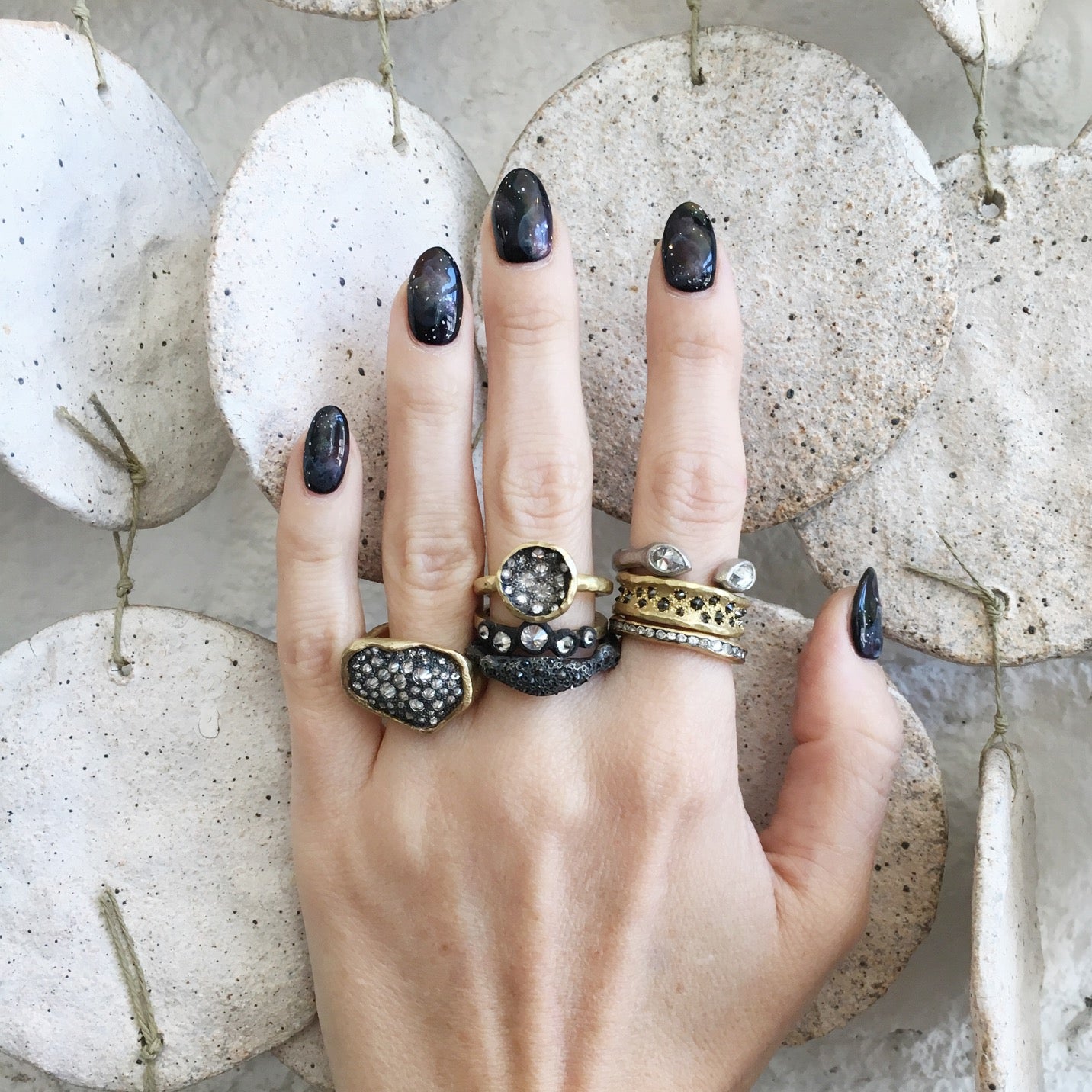 Diamond Crater Ring