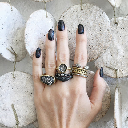 Diamond Crater Ring