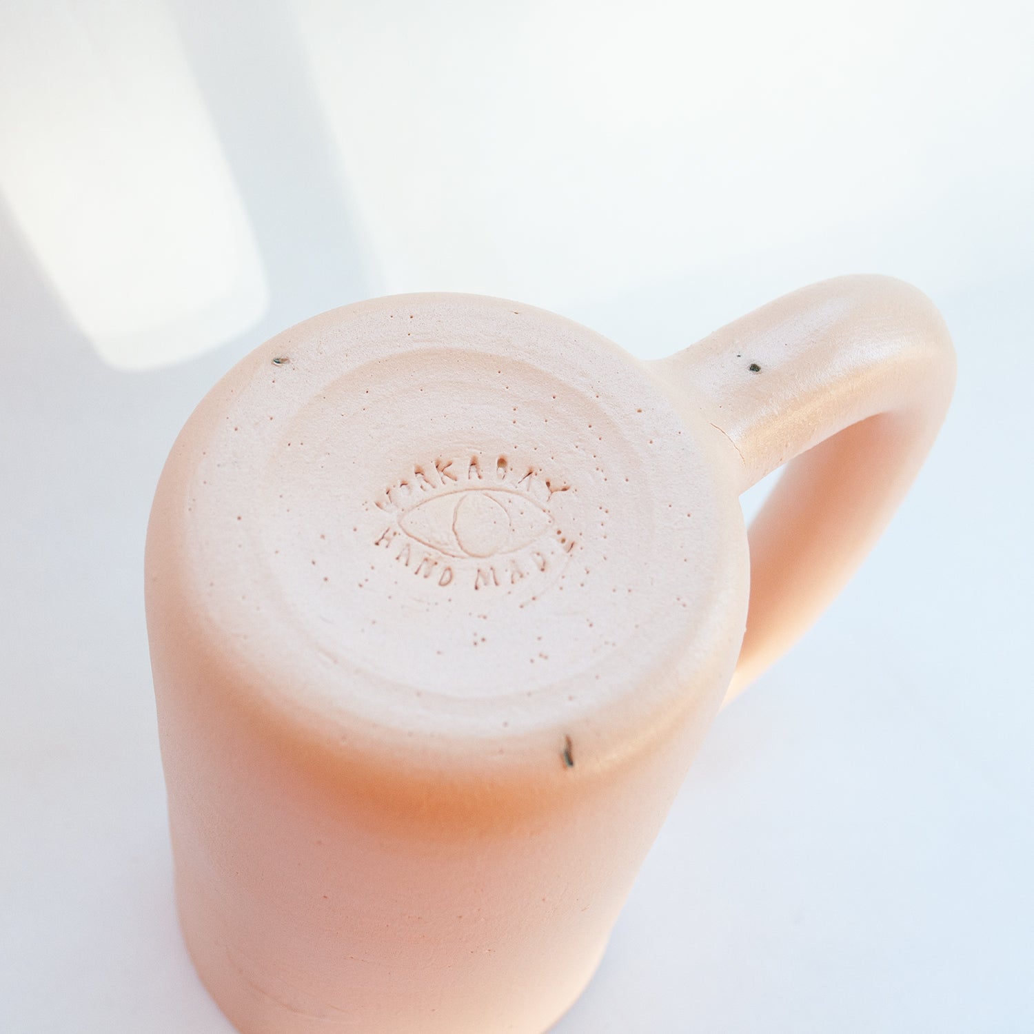 Hand Built Tall Ceramic Mug