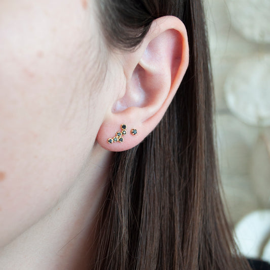 Hydra Black Diamond Studs